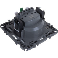 Розетка ЭРА 12-2101-03 2P+E Schuko, 16АХ-250В, алюминий Б0014677