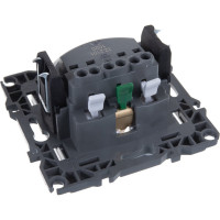 Розетка ЭРА 12-2101-03 2P+E Schuko, 16АХ-250В, алюминий Б0014677
