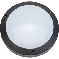 Садово-парковый светильник FERON DH030 230V без лампы E27, 270х75 мм, черный 11868
