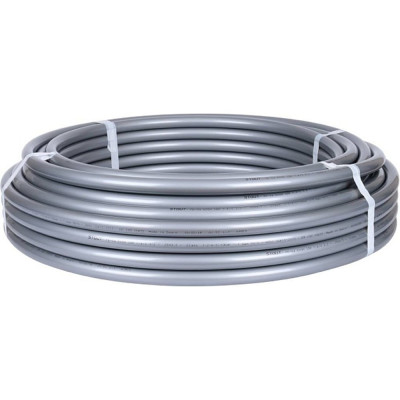 Труба из сшитого полиэтилена с кислородным слоем STOUT PEX-a 25х3,5 бухта 50 м серая SPX-0001-002535