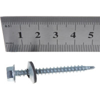 Кровельный саморез Качественный крепеж 4,8х51 цинк 200 шт 1000173 КЧ