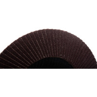 Круг лепестковый торцевой (150 мм; Р100; электрокорунд; коричневый) АТАКА 1109130