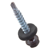 Кровельный саморез Качественный крепеж коричневый 4,8х35 230 шт 1000117 КЧ