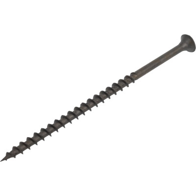 Саморез Качественный крепеж 4,8х 95 потай, крупная резьба, оксид 270 шт 1000381 КЧ