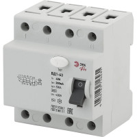 УЗО ЭРА NO-902-68 ВД1-63 3P+N 40А 300мА Б0031907