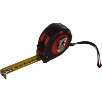 Рулетка Top Tools стальная лента с магнитом кнопкой паузы 5 м x 19 мм 27C124
