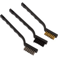 Щетки 180 мм, набор 3 шт., латунь, сталь, нейлон Top Tools 14A618