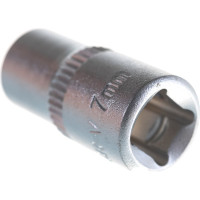 Головка торцевая шестигранная AV Steel (7 мм; 1/4)  AV-500007