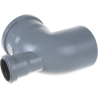 Отвод с выходом PRO AQUA COMFORT PP прямой 110x50/87.5 10010587Ub