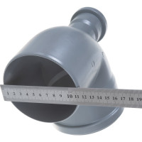 Отвод с выходом PRO AQUA COMFORT PP прямой 110x50/87.5 10010587Ub