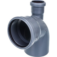 Отвод с выходом PRO AQUA COMFORT PP прямой 110x50/87.5 10010587Ub