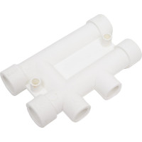 Распределительный блок для систем отопления PRO AQUA PP-R белый 25-20 мм PA63010Pb