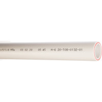 Армированная стекловолокном труба PRO AQUA PP-R RUBIS SDR 7.4 Белая d-32 мм 2 м PA35212P