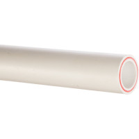 Армированная стекловолокном труба PRO AQUA PP-R RUBIS SDR 7.4 Белая d-32 мм 2 м PA35212P