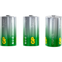 Батарейки GP D / LR20 алкалиновые щелочные Super Alkaline, набор 2 шт (13AA21-BC2) 15783870
