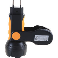 Фонарь Ultraflash LED3816 (аккум 220В, черный/желтый, 9 LED, SLA, пласт, склад. вилка коробка) 10794