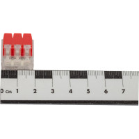 Универсальная компактная клемма STEKKER 3-проводная, LD221-413 5 штук в упаковке 32418