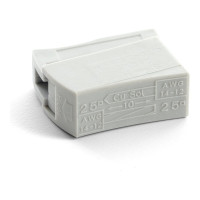 Двусторонняя клемма STEKKER для светильников, LD224-101 100шт в упак. 32387