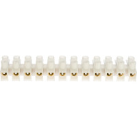 Клеммная винтовая колодка STEKKER LD226-3A линейка 12 штук, полипропилен, 10 штук 32384