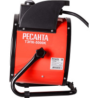 Тепловая электрическая пушка Ресанта ТЭПК-5000K керам.нагревательный элемент, круглая 67/1/25