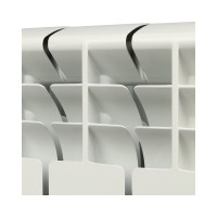 Алюминиевый радиатор ROMMER Plus 200 8 секций RAL9016 89990