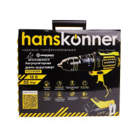 Аккумуляторная дрель-шуруповерт Hanskonner HCD1838R