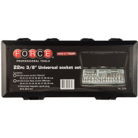Набор головок торцевых 3/8" на кардане 22 шт. FORCE 3224