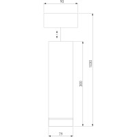 Стационарный светодиодный светильник Elektrostandard DLR023 12W 4200K белый матовый a037525