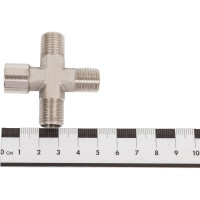 Переходник 1259/2 крест 1/4"MMMF PATRIOT 830900015
