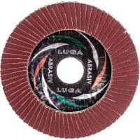 Круг лепестковый торцевой плоский КЛТ1 (115х22 мм; А120; 14А 12/Р120) Луга 4603347275603
