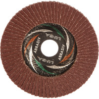 Круг лепестковый торцевой плоский КЛТ1 (125х22 мм; А 80; 14А 20/P80) Луга 4603347337967