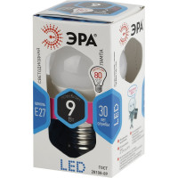 Светодиодная лампа ЭРА LED P45-9W-840-E27 диод, шар, нейтр Б0029044