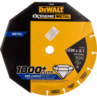 Алмазный диск отрезной по металлу 230x22.2 мм DEWALT DT40255