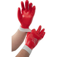 Маслобензостойкие перчатки Gigant Гранат 12 пар в упаковке G-036-Р