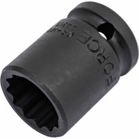 Головка короткая ударная 12-гранная (19 мм; 1/2DR) FORCE 44819