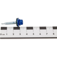 Кровельный саморез крепежная техника ультрамарин 250 шт 420410 БК