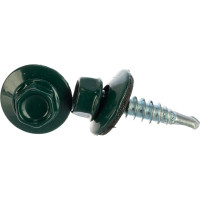 Кровельный саморез крепежная техника зеленый мох 250 шт 420272 БК