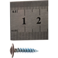 Саморез качественный крепеж прессшайба 4.2х19 мм, коричневая RAL 8017, острая, 250 шт 0300219 КЧ
