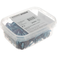 Саморез качественный крепеж прессшайба 4.2х19 мм, коричневая RAL 8017, острая, 250 шт 0300219 КЧ