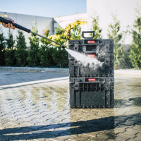 Ящик для инструментов на колесах с телескопической ручкой QBRICK SYSTEM ONE CART 2631-1