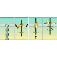 Складной пружинный дюбель ГОСКРЕП M5 1 шт. 4-0014950