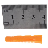 Универсальный дюбель ГОСКРЕП 6х37 полипропилен 10 шт. 4-0011410