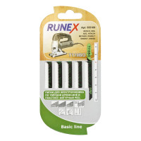 Пилки по дереву и пластику T119BO (75x50 мм; 5 шт.) Runex 555109