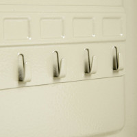 Шкафчик на 20 ключей BRAUBERG 200х160х80 мм, с замком, +20 брелоков, серый 290337