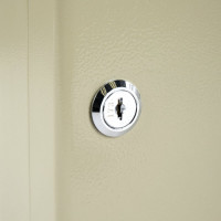 Шкафчик на 20 ключей BRAUBERG 200х160х80 мм, с замком, +20 брелоков, серый 290337