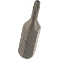Вставка бита торцевая 1/4", TORX, T8, L=25, с отверстием KING TONY 102508U