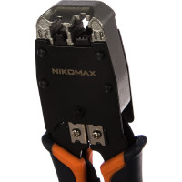 Обжимной профессиональный инструмент RJ45/8P8C, RJ12/6P6C, RJ11/6P4C NIKOMAX NMC-500R