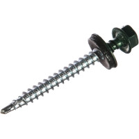 Кровельный саморез ГОСКРЕП 4.8х51 RAL 6005 зеленый мох, 40 шт. 2-0017630