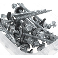 Кровельный саморез ГОСКРЕП ZP 4.8х76, 30 шт., пл.конт 280 мл 2-0010800