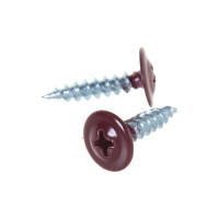 Саморез ГОСКРЕП ПШ 4,2х19 RAL 3005 винно-красный, 300 шт. 1-0017210